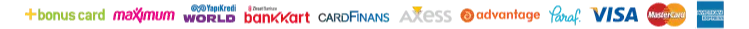 Bonus, Maximum, World, Bankkart, CardFinans, Axess, Advantage, Paraf, Visa, Mastercard, American Express